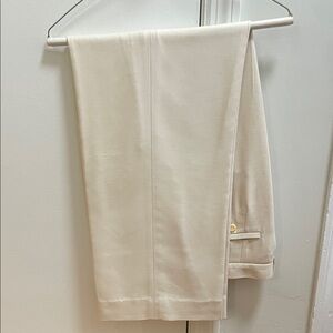 Talbots Women's Pure Silk Cream Pants